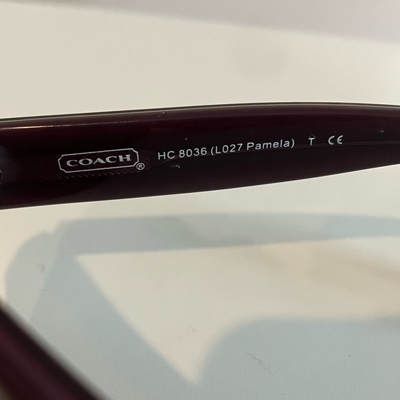 Coach Purple Pamela Sunglasses - Picture 8 of 8